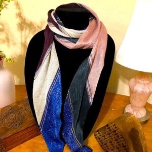 Tie Rack Long Skinny Slim Narrow Scarf